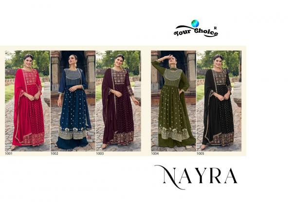 Your Choice Nayra Most Demanded Georgette Designer Heavy Salwar Suits